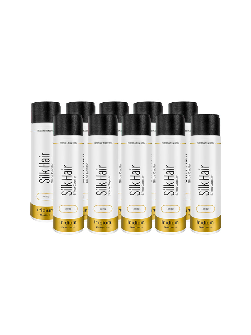 Pack 10 Silk Hair 8.4 fl oz